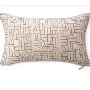 NEW St. Frank ECRU MAZE KUBA CLOTH PILLOW